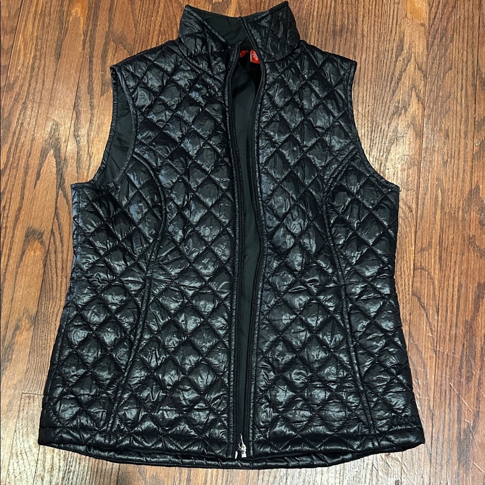 Izod Black Quilted puff Women's Vest size Medium